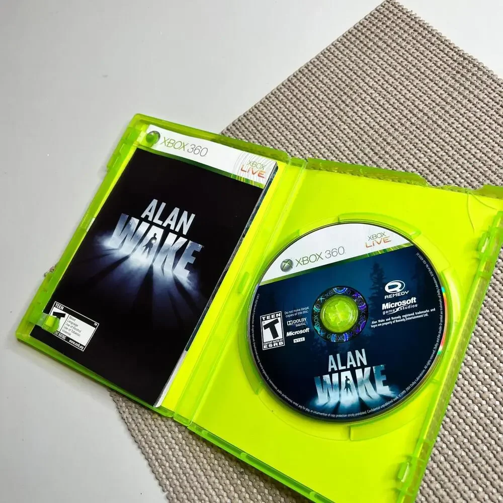 Alan Wake – Xbox 360‎ Psychological Action Thriller Complete NTSC